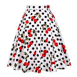 Skirts Women Retro High Waist Midi Skirt