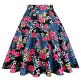 Summer Audrey Hepburn Chic Swing Beach Skirts