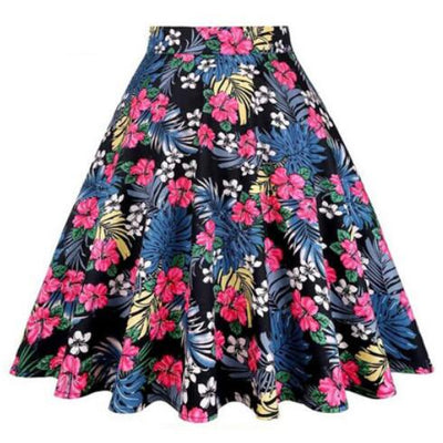 Summer Audrey Hepburn Chic Swing Beach Skirts