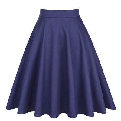 Summer Audrey Hepburn Chic Swing Beach Skirts