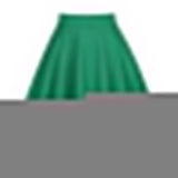 Skirts High Waist Pinup Mini Black Daily Skirts