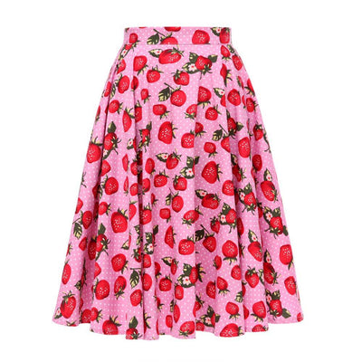 Skirt Rockabilly 50s Retro Vintage Jupe Femme