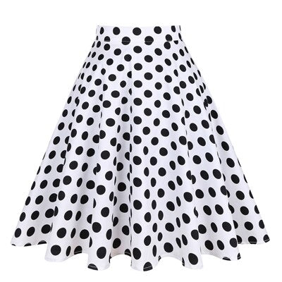 Summer Audrey Hepburn Chic Swing Beach Skirts