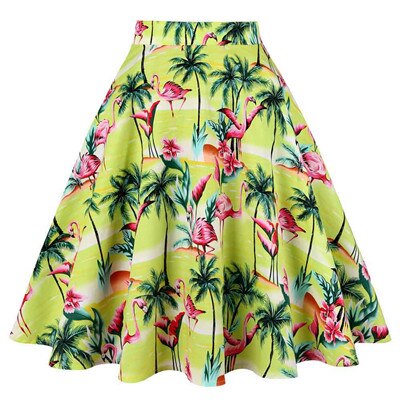 Skirts High Waist Pinup Mini Black Daily Skirts