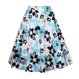 Skirts Women Retro High Waist Midi Skirt