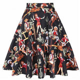 Summer Audrey Hepburn Chic Swing Beach Skirts