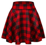 Urban CoCo Women's Basic Versatile Stretchy Flared Casual Mini Skater Skirt (X-Large, Black) at Amazon Womenâs Clothing store