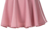 Urban CoCo Women's Basic Versatile Stretchy Flared Casual Mini Skater Skirt (X-Large, Pink) at Amazon Womenâs Clothing store