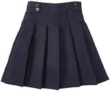 unik Girl Pleated Uniform Skirt Scooter Size 5-16 Navy Khaki Plaid (Hunter Green, 5): Clothing