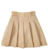 unik Girl Pleated Uniform Skirt Scooter Size 5-16 Navy Khaki Plaid (Hunter Green, 5): Clothing
