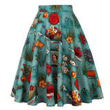 Summer Audrey Hepburn Chic Swing Beach Skirts