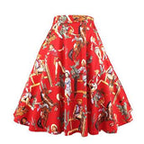 Skirts High Waist Pinup Mini Black Daily Skirts