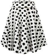 Urban CoCo Women's Basic Versatile Stretchy Flared Casual Mini Skater Skirt (X-Large, Black) at Amazon Womenâs Clothing store