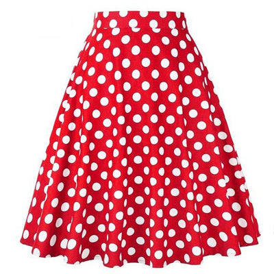 Summer Audrey Hepburn Chic Swing Beach Skirts