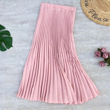 Spring Summer Women Midi Skirts