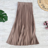 Spring Summer Women Midi Skirts