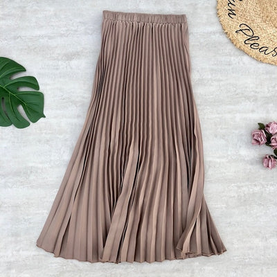 Spring Summer Women Midi Skirts