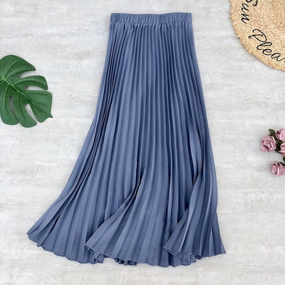 Spring Summer Women Midi Skirts