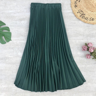 Spring Summer Women Midi Skirts