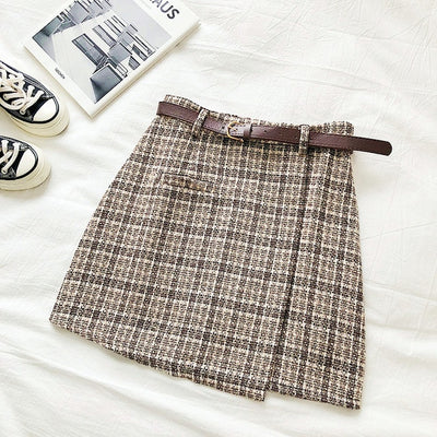 Korean Irregular Lady Skirt