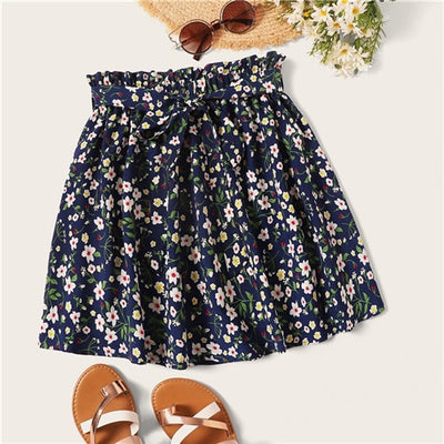 SHEIN Boho Navy Ditsy Floral Print